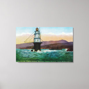 Toile San Francisco, CA Mile Rock Light House