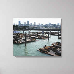 Toile San Francisco et Otaries de la Jetée 39 sur la toi