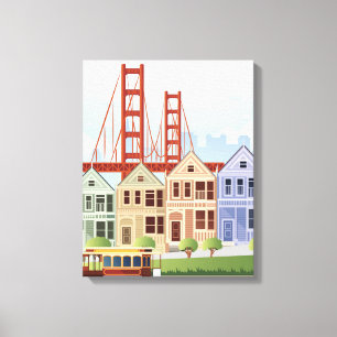 Toile San Francisco   Les Dames Peintes