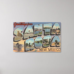 Toile Santa Rosa, Nouveau Mexique - grandes scènes de