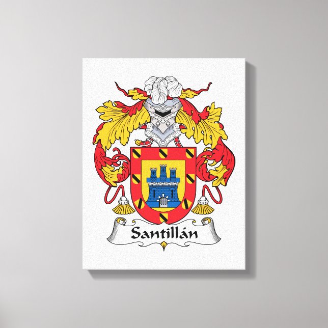 Toile Santillan Family Crest (Recto)