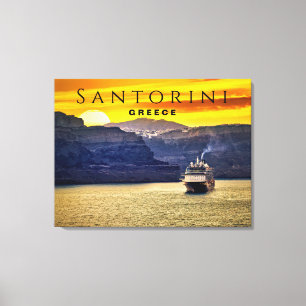 Toile Santorin, Grèce