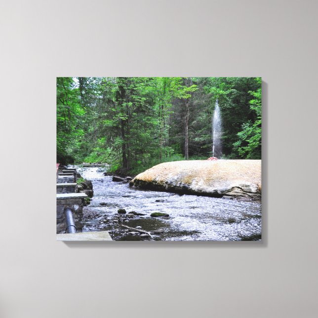 Toile Saratoga Spa State Park-Geyser Creek (Recto)