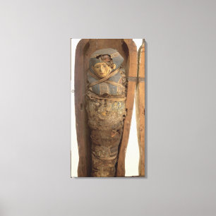 Toile Sarcophage et corps momifié de Psametik I (664-