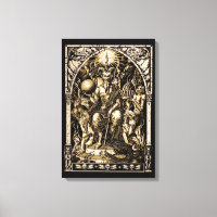 Satan Interrompu 16x24 Canvas Art Mur