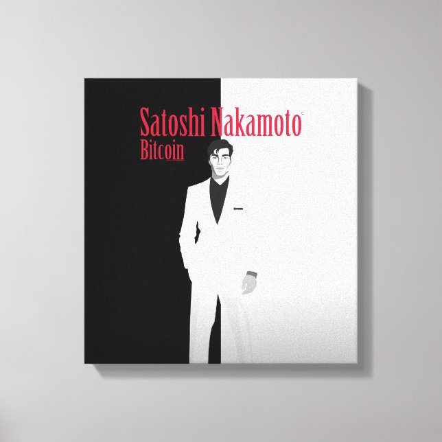 Toile Satoshi Nakamoto (Recto)