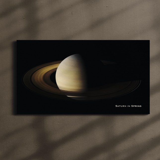 Toile Saturne à l'équinoxe du printemps, Cassini-Huygens (Créateur téléchargé)
