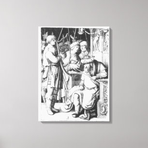 Toile Saul écoutant le jeu de David l'harpe