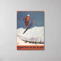 Saut à ski - Affiche de Promo olympique PLM