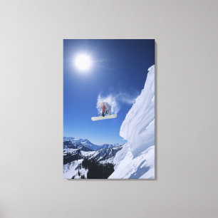 Toile Sauter dans le canyon de Snake Creek depuis Clayto