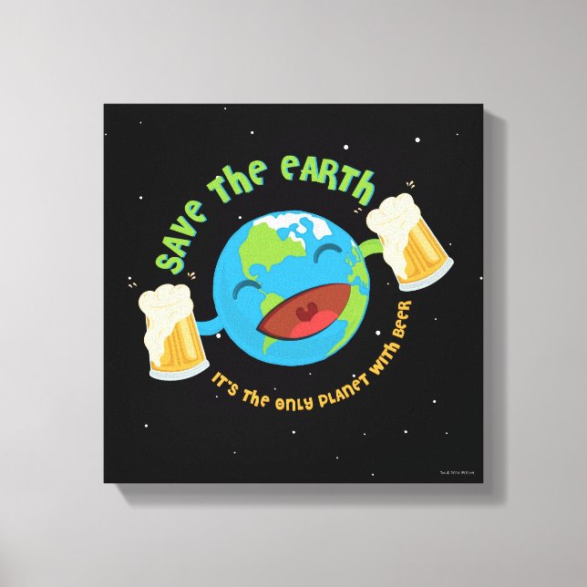Toile Sauvez la Terre (Recto)