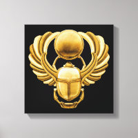 Scarab en or égyptien
