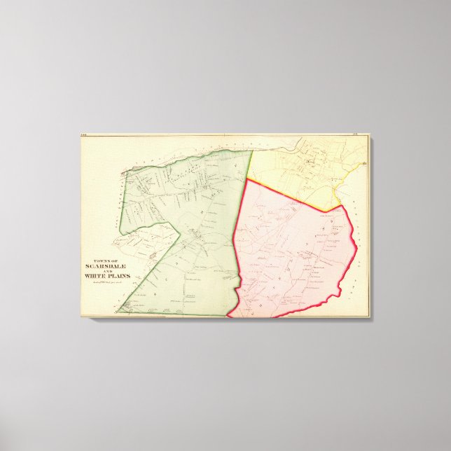 Toile Scarsdale, Plaines Blanches, New York (Recto)