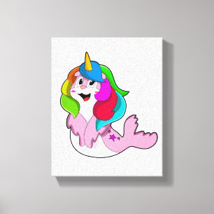 Toile Sceau comme licorne