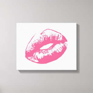Toile Scellé avec un baiser