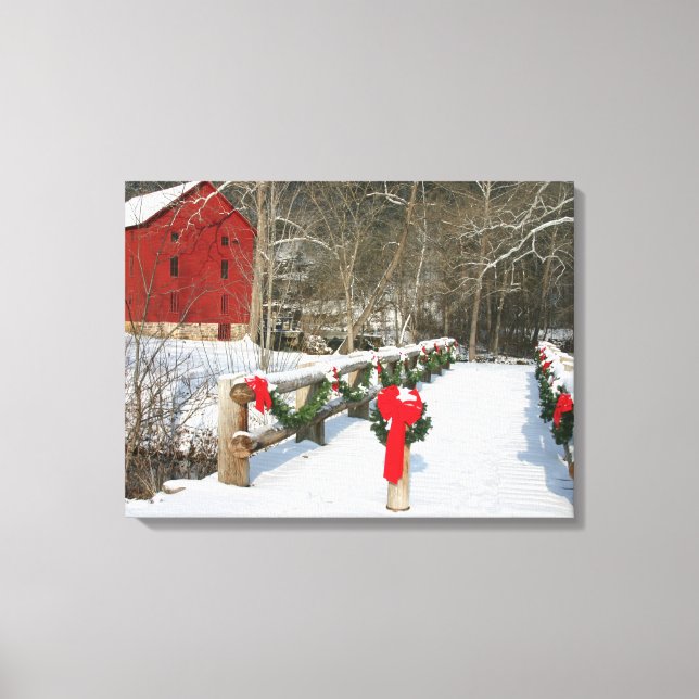 Toile Scène Art-Hiver (Recto)