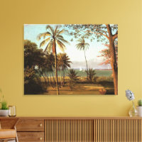 Scène de Floride, peinture d'art fin,