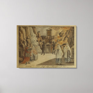 Toile Scène "de la cannelure magique" par Mozart, 1795