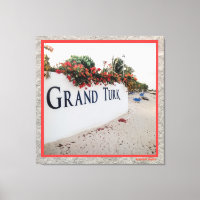 Scène De La Plage De Grand Turk