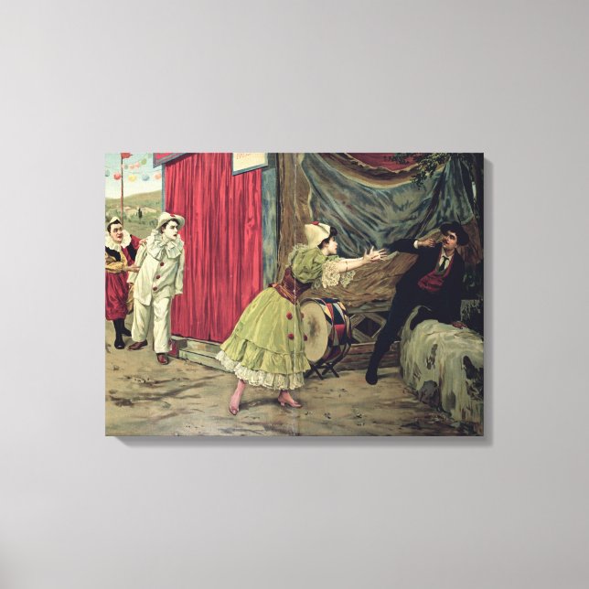 Toile Scène de l'opéra 'Pagliacci' (Recto)