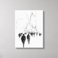 Scène de rue Abstraite