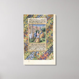 Toile Scène des 'heures des d'Orleans de Louis