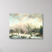 Scène hivernale