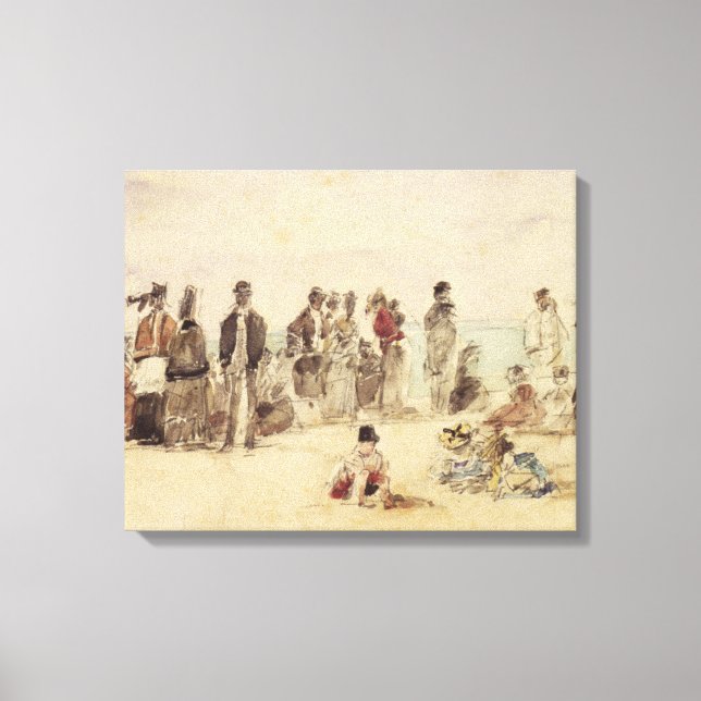 Toile Scène Plage (Recto)