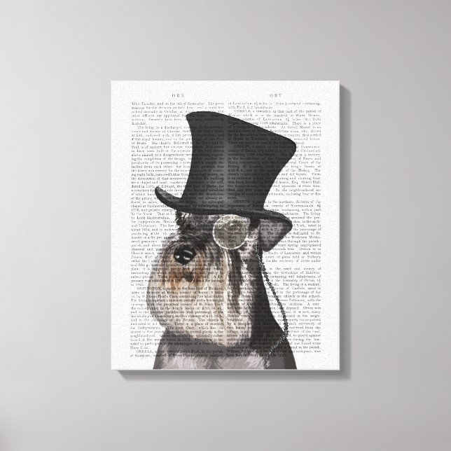 Toile Schnauzer, Hound officiel et Casquette (Recto)