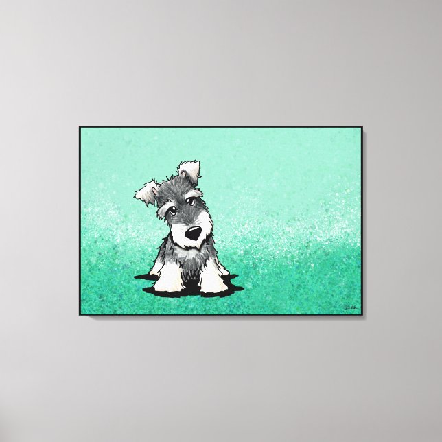 Toile Schnauzer miniature KiniArt (Recto)