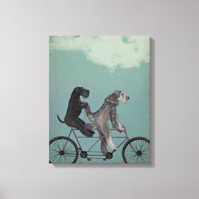 Toile Schnauzer Tandem (Recto)