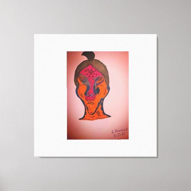 Toile Science-fiction multicolore (Recto)