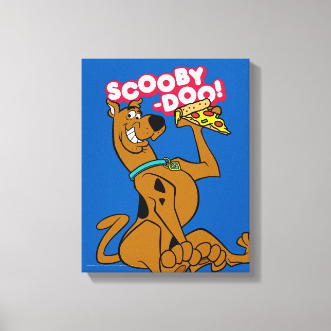 Toile Scooby Doo Avec Pizza Slice (Recto)