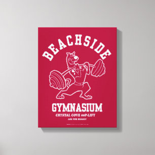 Toile Scooby-Doo "Beachside Gymnasium" Weightlifting