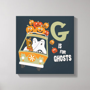 Toile Scooby-Doo G est pour Ghosts