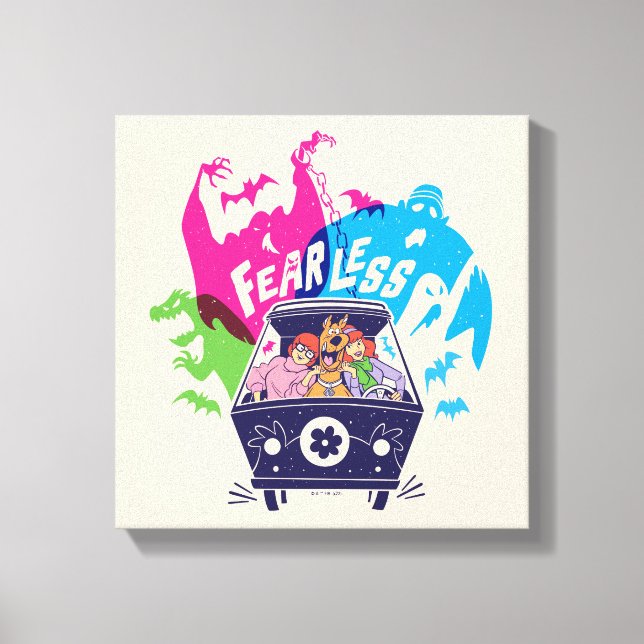 Toile Scooby-Doo | La Machine Mystérieuse Sans Peur (Recto)