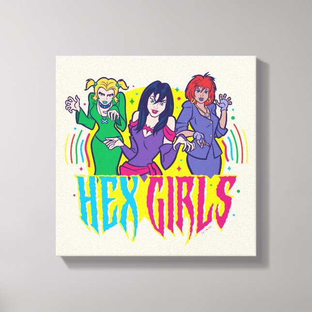 Toile Scooby-Doo | Les Filles Hex (Recto)
