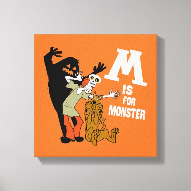 Toile Scooby-Doo | M est pour Monster (Recto)