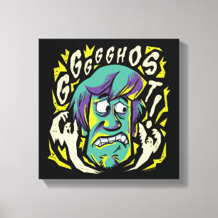 Toile Scooby-Doo   Shaggy effrayée