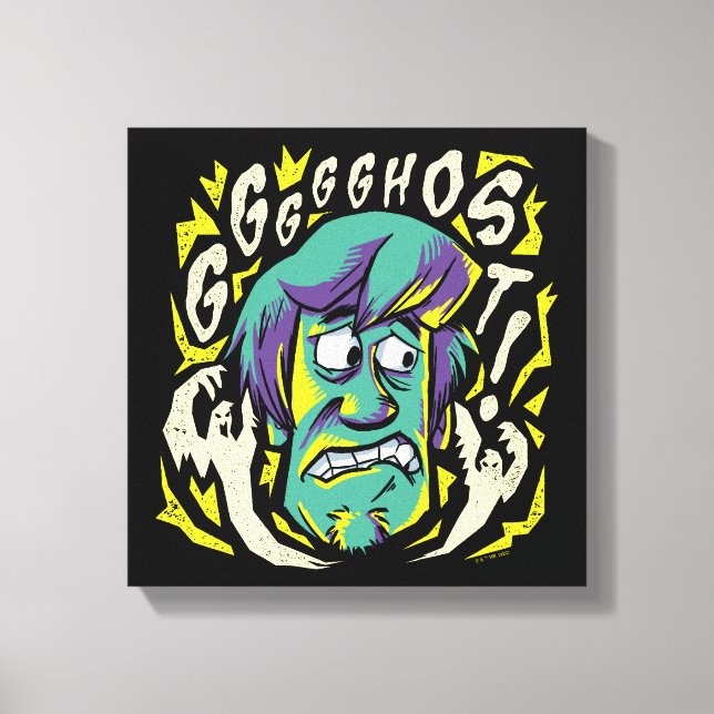 Toile Scooby-Doo | Shaggy effrayée (Recto)
