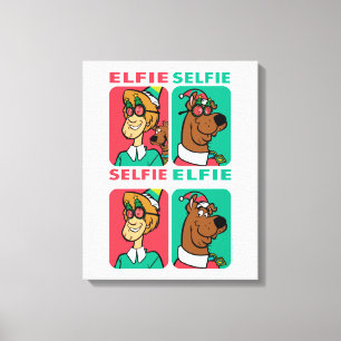 Toile Scooby-Doo & Shaggy "Elfie Selfie"