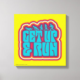 Toile Scooby et le graphique "Get Up & Run"