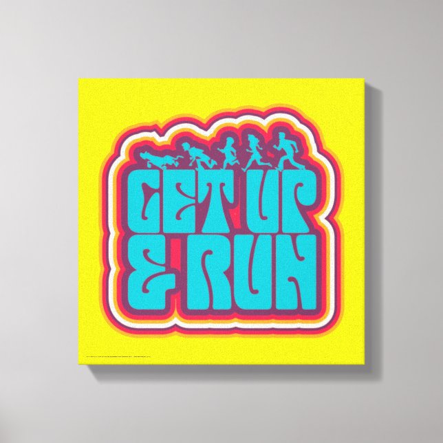 Toile Scooby et le graphique "Get Up & Run" (Recto)