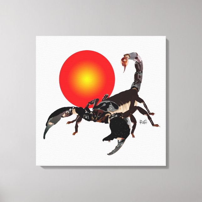 Toile scorpion (Recto)