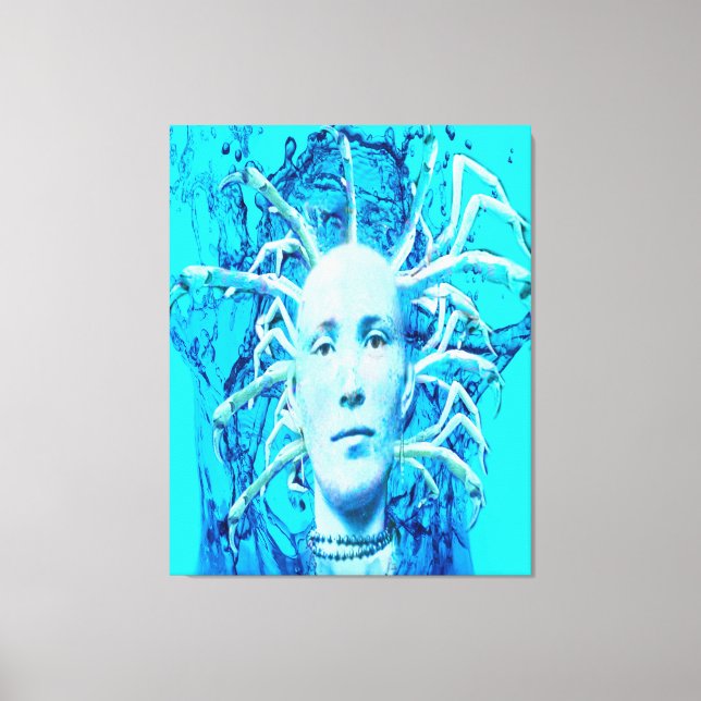 Toile Scorpion bleu (Recto)