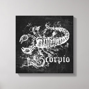 Toile Scorpion Vintage Zodiac