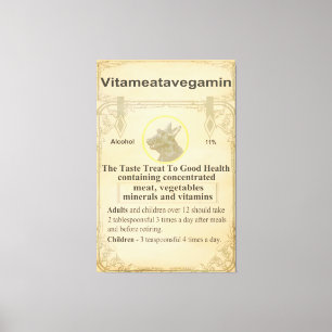 Toile Scottie Vitameatavegamin