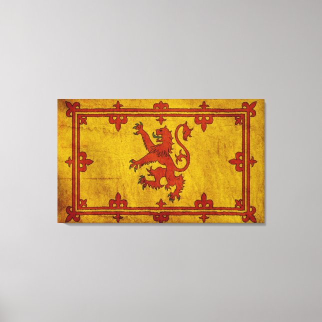 Toile Scottish Rampant Lion Canvas (Recto)