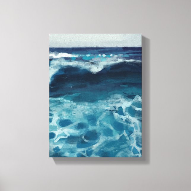 Toile Sea Tide Painting - Still-Life Illustration (Recto)