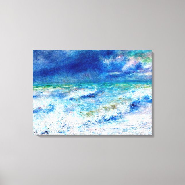 Toile Seascape, célèbre peinture de Renoir (Recto)
